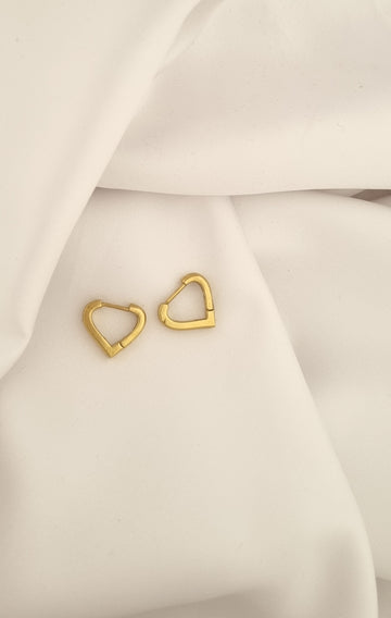 Heart Tag Earrings