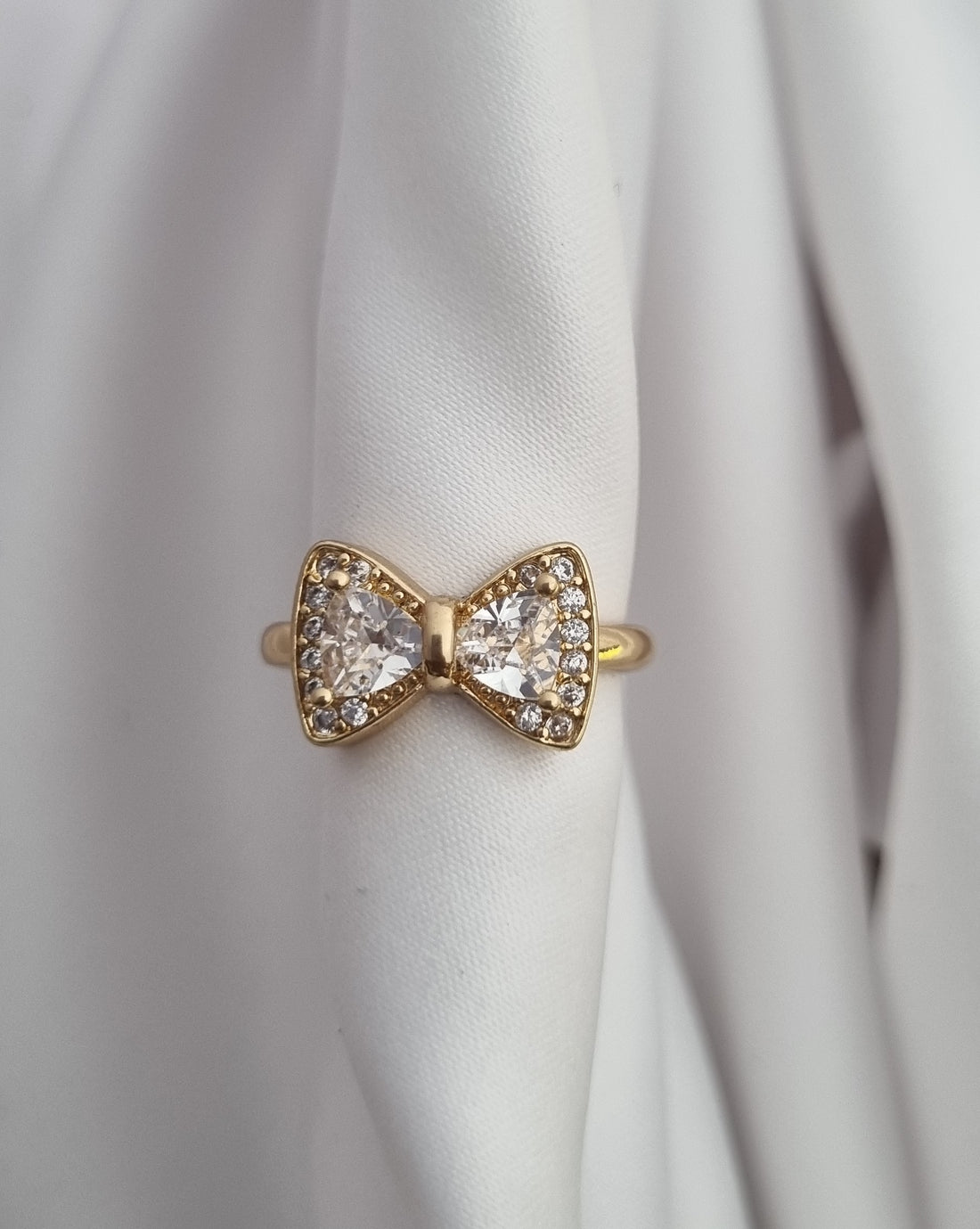 Crystal Bow Ring