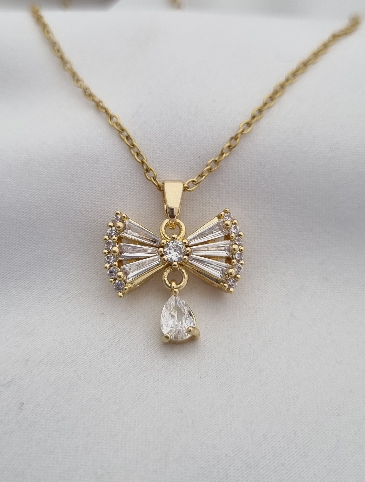 Fairy Feathers Gold Charm Necklace