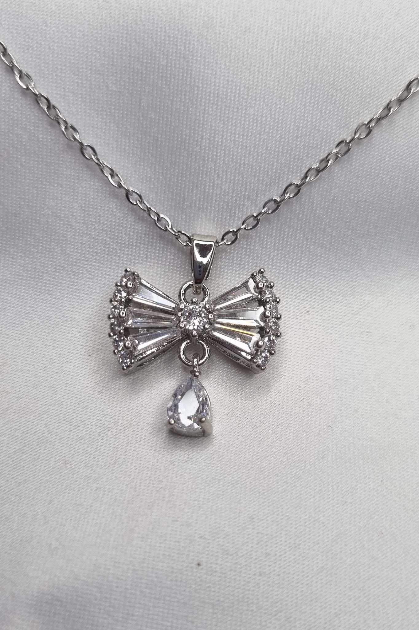 Fairy Feathers Silver Charm Necklace