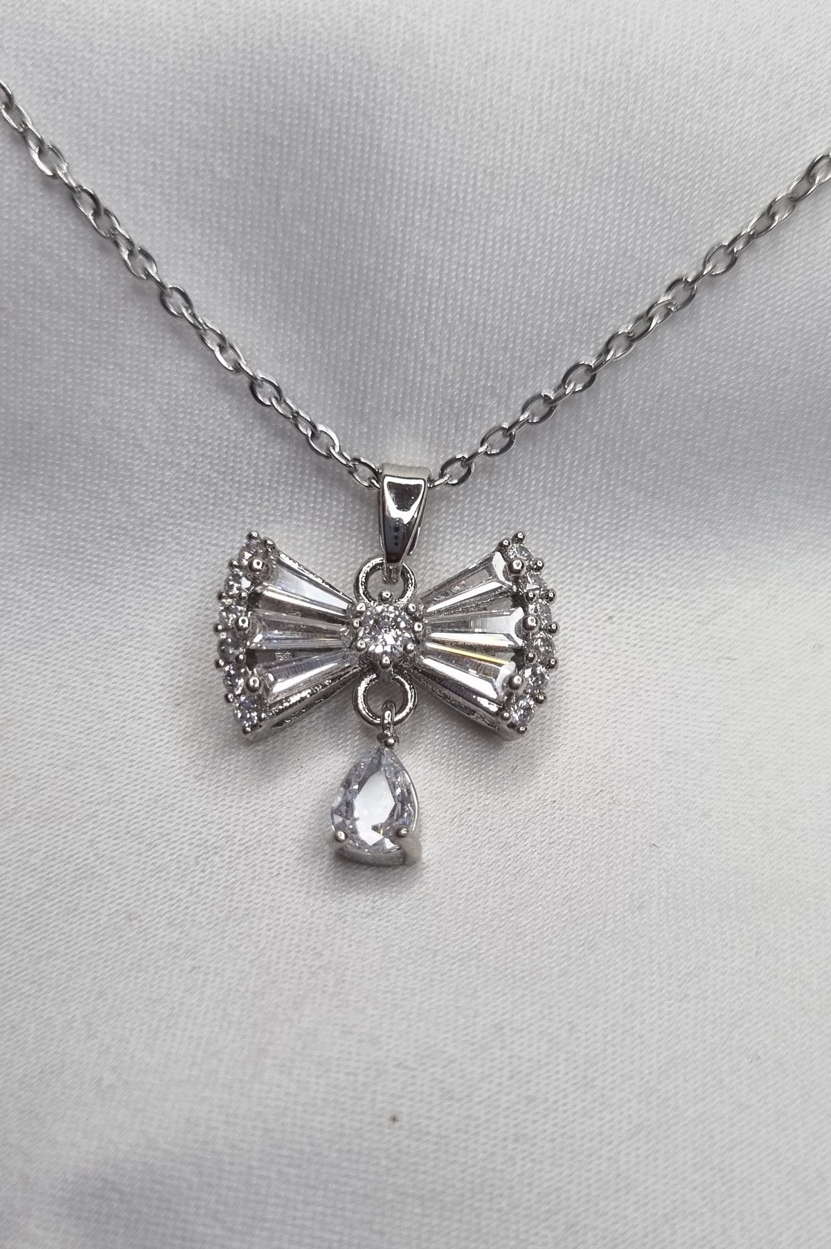 Fairy Feathers Silver Charm Necklace