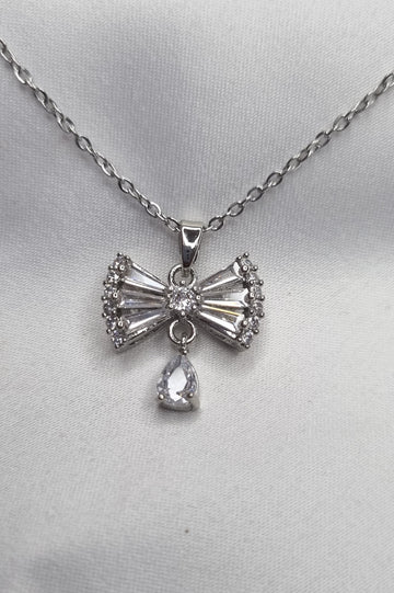 Fairy Feathers Silver Charm Necklace
