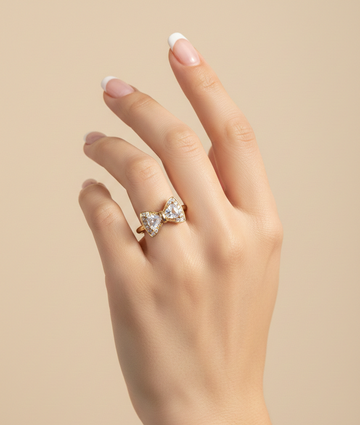 Crystal Bow Ring
